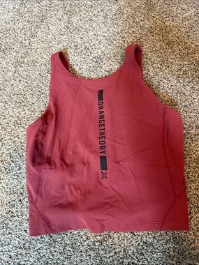 Lululemon x Orangetheory Rose-Pink high neck align top